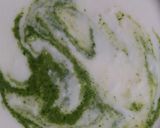 A picture of step 3 of Coriander raita🌿.