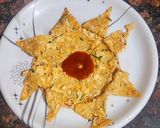 A picture of step 13 of Chena paratha.