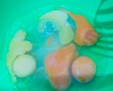 Foto langkah ke 3 dari resep 285. Bolu Tape Singkong Pandan Keju Otang.