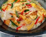 Foto langkah ke 4 dari resep Telur dadar kuah santan.