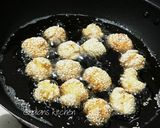 Foto langkah ke 8 dari resep Onde-onde Ketawa Keju, renyah n empuk.