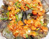 Hình bước làm 3 của món Cà non chiên bột sauce tôm khô