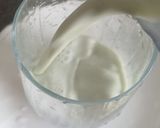 A picture of step 3 of Refreshing Mint chaas.