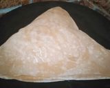 A picture of step 6 of Triangle paratha.