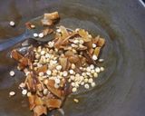 A picture of step 2 of Dry coconut farali Chikki.