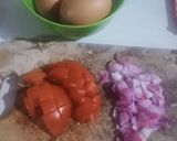 Foto langkah ke 3 dari resep Egg Pizza homemade.