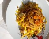 A picture of step 4 of Moringa jallof rice.