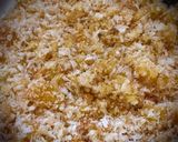 Hình bước làm 2 của món Knafeh - Bánh ngọt Trung Đông