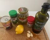 Une image de l'étape 1 de Tapenade olives vertes.