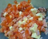 Foto del paso 4 de la receta: Tarta tomate, jamón y queso