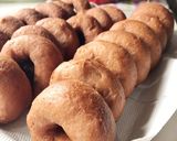 Foto langkah ke 14 dari resep Donat Ubi Ungu (Purple Yam Murasakiimo Donuts).