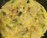 Foto del paso 5 de la receta: Tortilla de verduritas superficial y rápida