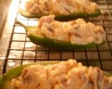 A picture of step 5 of Three cheese stuffed jalapeno peppers.