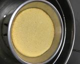A picture of step 4 of Caramel flan.