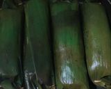 Foto langkah ke 5 dari resep Nasi bakar hijau isi ayam ala Mami Nita.