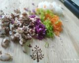 Hình bước làm 2 của món Ăn dặm cho bé: Chả ếch ngũ sắc