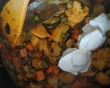 A picture of step 6 of Hyderabadi Vegetable Dum Biryani.