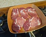 Foto del paso 1 de la receta: Bifes de cerdo a la mostaza