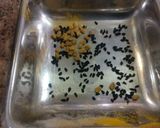 A picture of step 5 of Aachari karela.