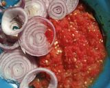 A picture of step 1 of Plantain fritata.
