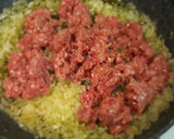 Foto del paso 2 de la receta: Salteado de berenjena y carne picada