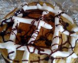 A picture of step 2 of Pan cake muffins.