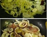 A picture of step 4 of Squid and Tomato Garlic Pasta.