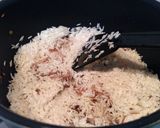 A picture of step 7 of Kashmiri Pulao.