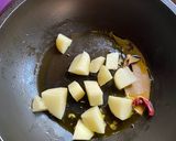 A picture of step 2 of Chorchori.