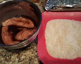 A picture of step 1 of Sesame encrusted baked chicken.