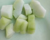 Foto langkah ke 1 dari resep Mpasi pure labu siam.