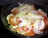 A picture of step 10 of Grilled Pepper and Tomato Salad.