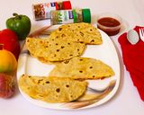 A picture of step 7 of Veg Quesadillas.