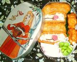 A picture of step 6 of Easy Sakura Inari Sushi for Bento.
