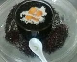 A picture of step 4 of Black rice pudding/ Chak Hao pudding.