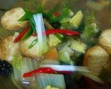 Foto langkah ke 7 dari resep Sapo tahu ayam sayuran.