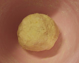 A picture of step 5 of Banana Scone Using Pancake Mix.