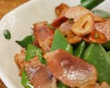 A picture of step 4 of Morroccan Beans with Garlic and Bacon.