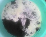 A picture of step 4 of Blueberry No-bake Cheesecake.
