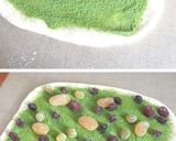 A picture of step 5 of Twisted Soy Milk Bread with Amanatto (Candied Beans) and Green Tea.