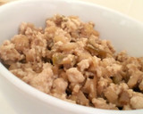 A picture of step 2 of Burdock Root and Tofu Soboro.