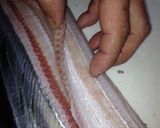A picture of step 7 of A Fisherman's Recipe for Largehead Hairtail Sashimi.