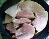 A picture of step 2 of Simple Ham Steak.