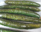 A picture of step 4 of Pickled "Kyu-chan" Cucumbers.