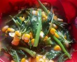 Foto langkah ke 3 dari resep Oseng Bayam Jagung Manis alaala MommySvaHomemade.