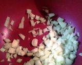A picture of step 1 of salmon cake markII.