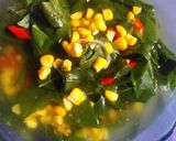 Foto langkah ke 2 dari resep Sayur Bening Katuk + Jagung manis.