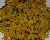 A picture of step 3 of Carrot meethi rice.