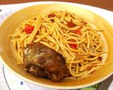 A picture of step 7 of Red Capsicum Pasta.