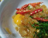 รูปขั้นตอนการทำที่ 1 ของ ไข่เจียวพริกไชโป๊วหวาน